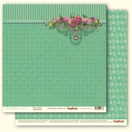 Papier do scrapbookingu dwustronny 30,5 x 30,5 cm CHERISHED JEWELS 14 szt. ScrapBerry`s